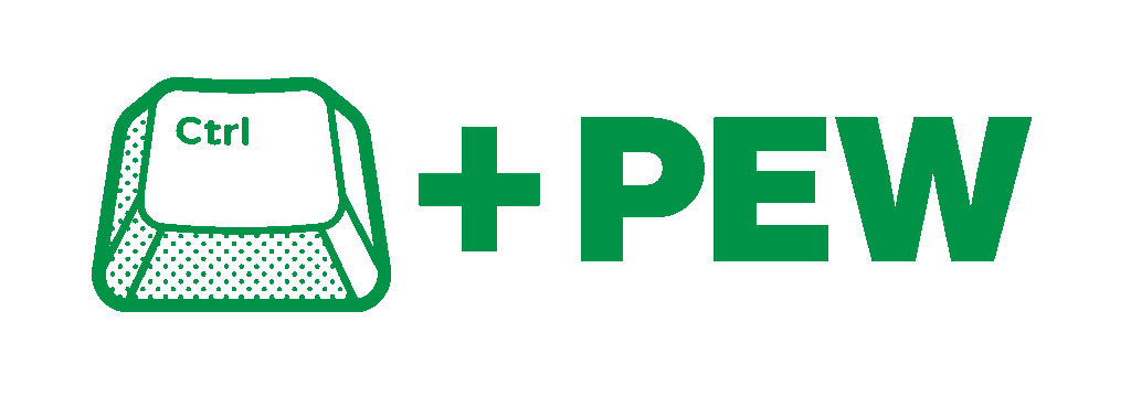 Ctrl+PEW logo